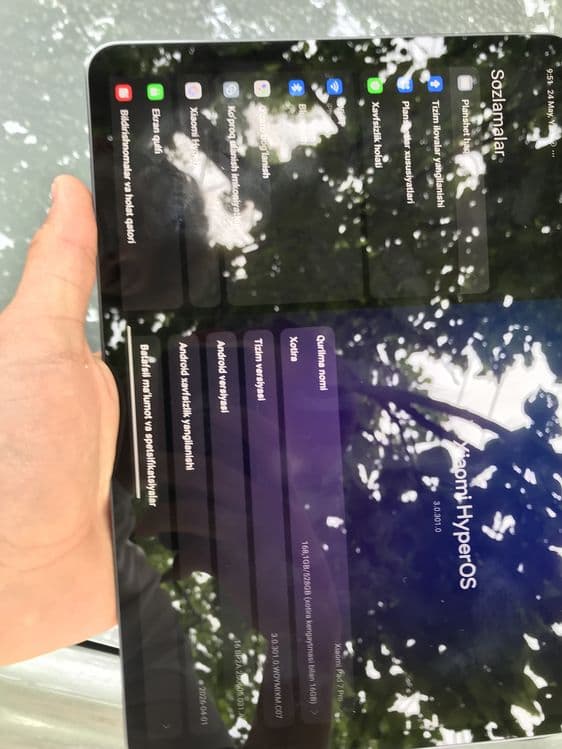 xiomi pad 7pro 12ga 512 tali qirilgan chizilgan joyi yo — 5