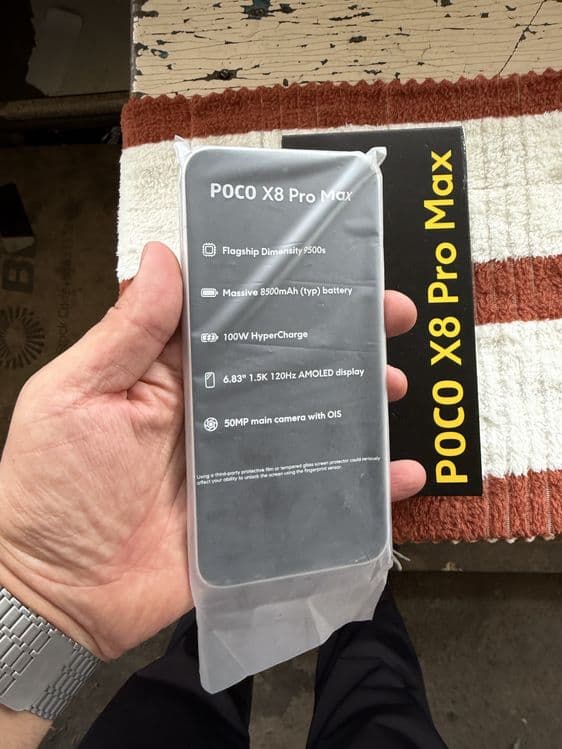 poco x8 pro max 12.512g yengidek 2 ta sikl karopka kamplekt — 5