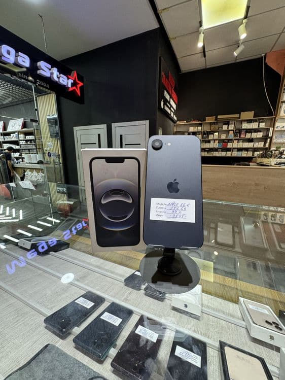 Apple 16 e black 256 — 1