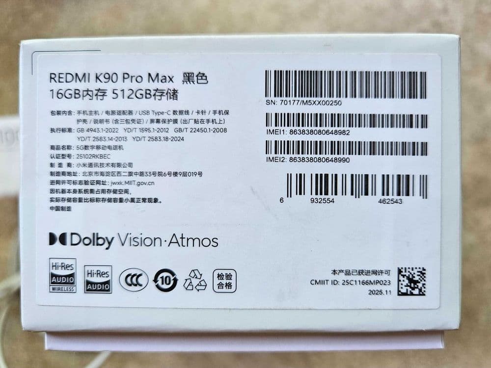 Xiaomi Redmi K90 PRO MAX 16/512 GB / POCO F8 ultra, IDEAL, s26 — 3