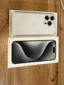 Iphone 15 Pro white titanium 128gb