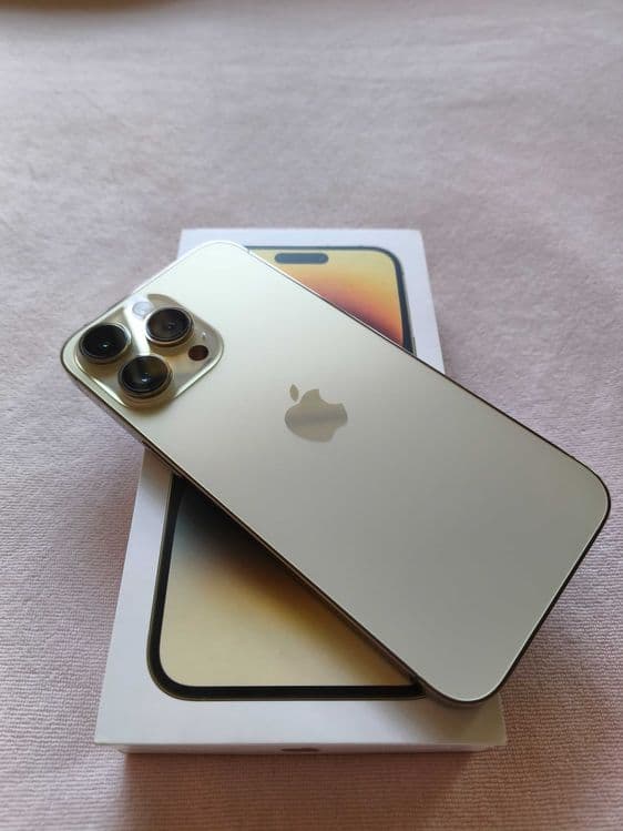 Gold iPhone 14 Pro max 128 GB. Каробка. — 1