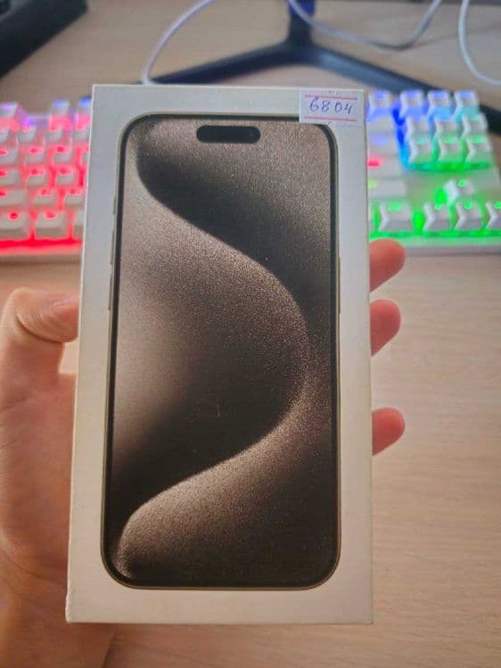 Iphone 15 pro 256GB CHA DUAL SIM + IMEI Natural Titanium — 2