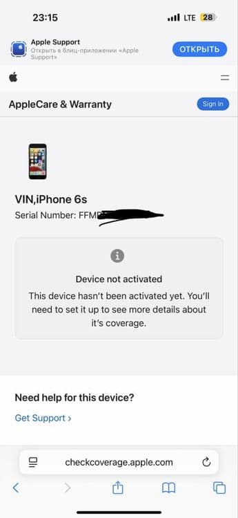 Iphone 6s no active non aktiv new yengi — 8