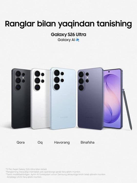 Samsung S26 Ultra 1trb Naqt va Nasiyaga — 3
