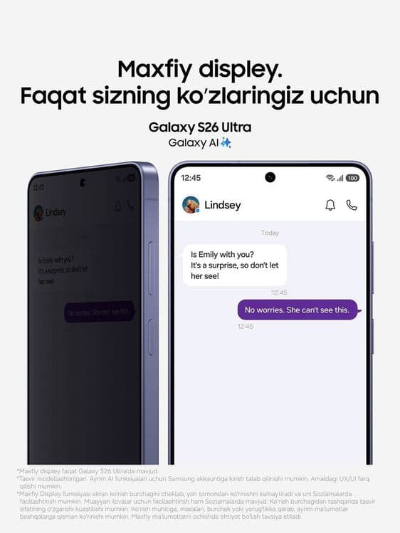 Samsung S26 Ultra 1trb Naqt va Nasiyaga — 5