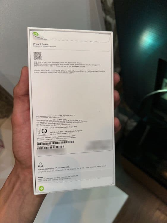 Iphone 17 Pro Max new — 2