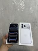 17 pro silver 256 tali 100% yomkist sim+esim