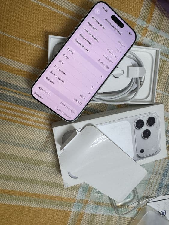 17 pro silver 256 tali 100% yomkist sim+esim — 7