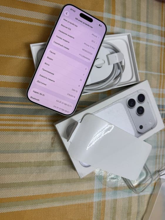 17 pro silver 256 tali 100% yomkist sim+esim — 8