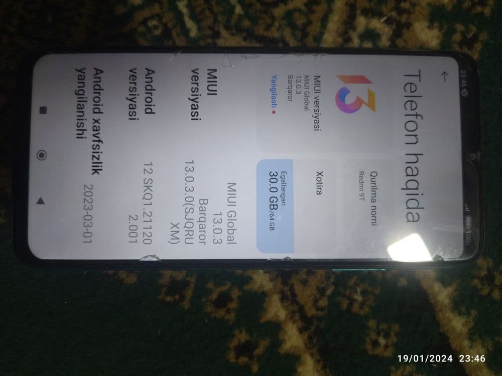 Xiomi Redmi Not 9T — 3