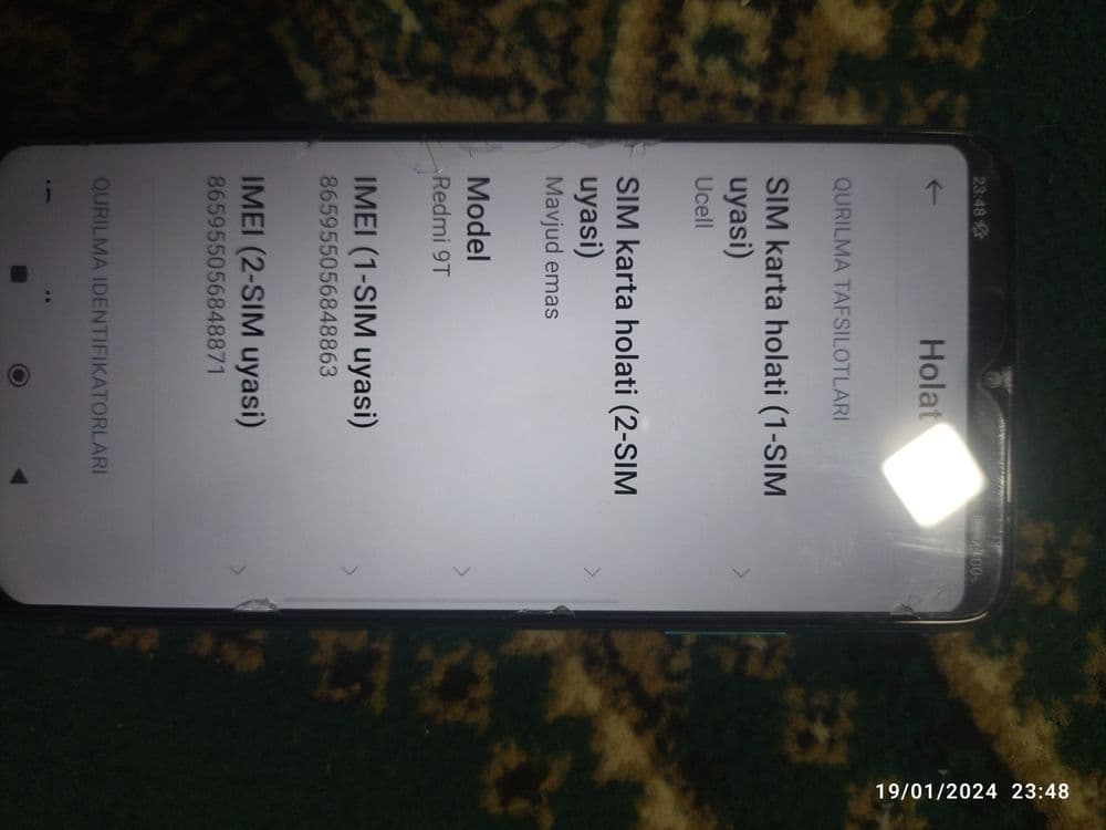 Xiomi Redmi Not 9T — 4