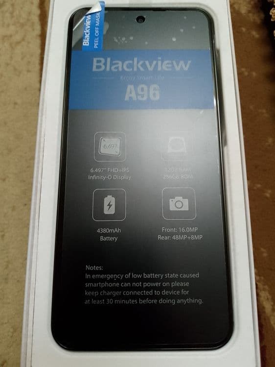 Blackview A 96 смартфон — 3