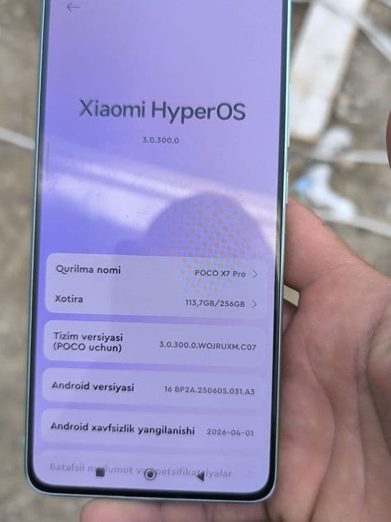 Poco x7 pro 8/256 — 2