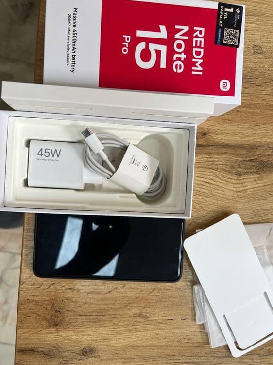 Redmi note 15 pro
Очилганига 1 ой хам бўлмаган срочна сотилади
О — 2