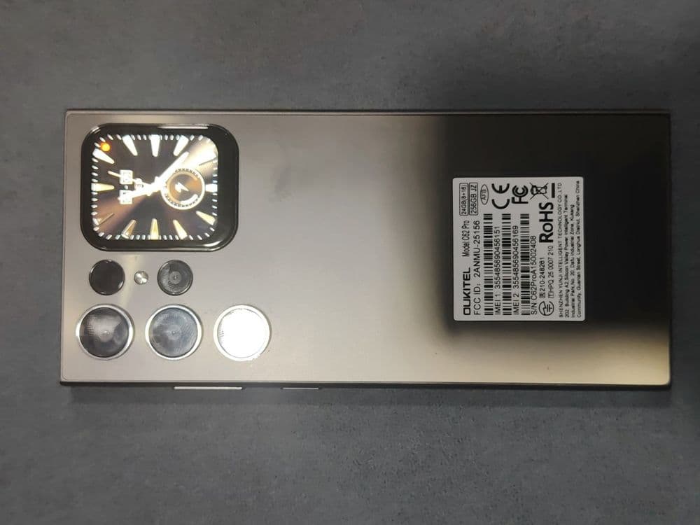Oukitel C62 pro dokument karopka — 2