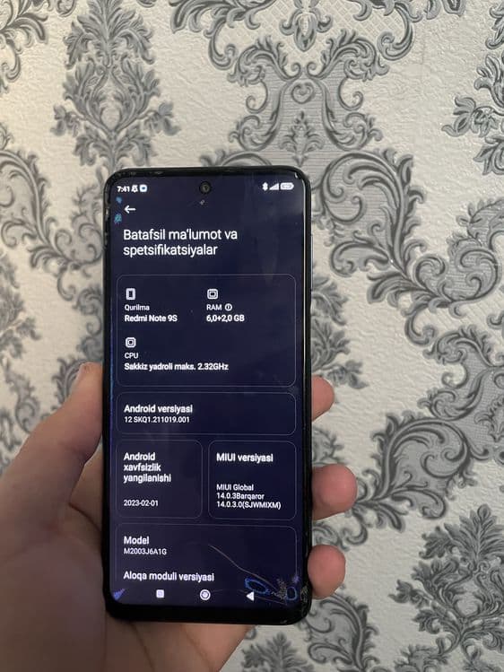 Redmi note 9S 128 6+2gb srochna — 1