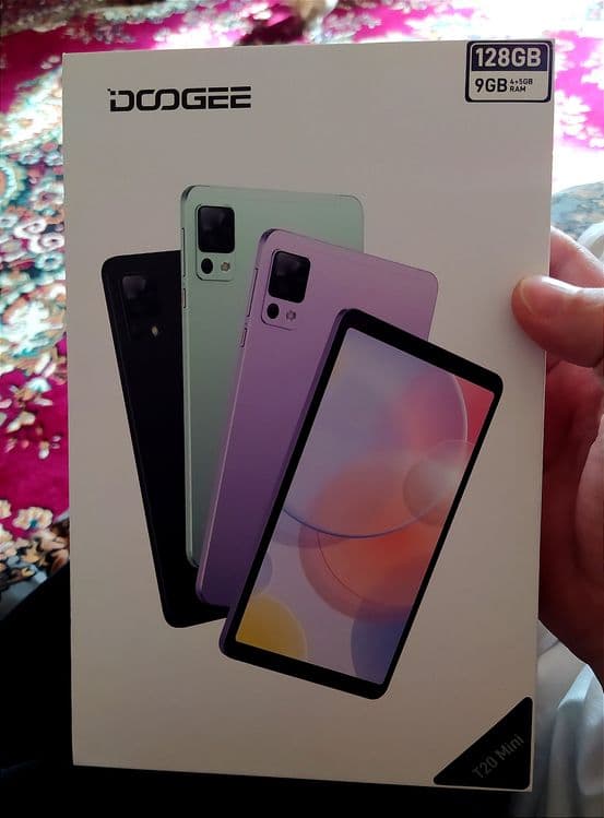 Doogee t20 Mini, 4+5/128gb planshet — 2