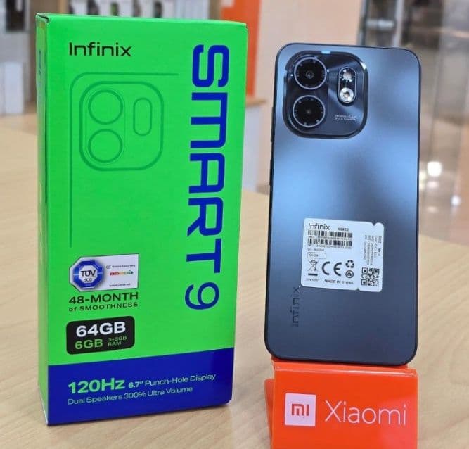 Infinix SMART 9    3+3ga .128 — 2