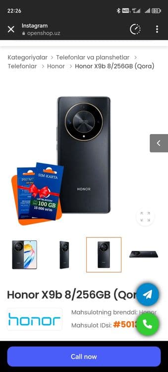 Honor x9b yangidek — 1