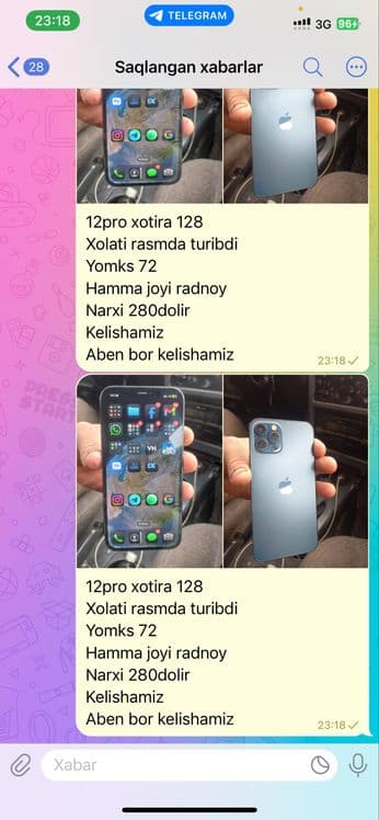 Ipxone 12pro xolati ortacha radnoy yomks 72 — 1
