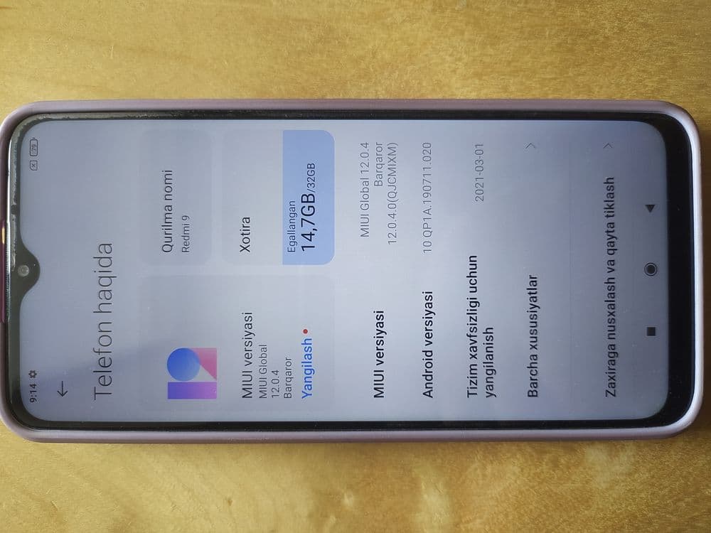 Xiaomi Redmi 9 smartfon — 3