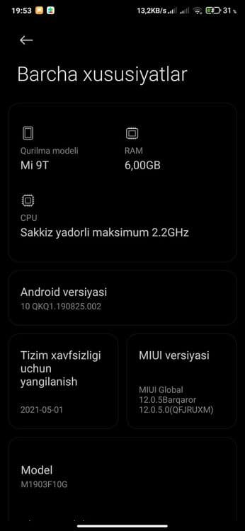 Xiaomi 9T sotiladi — 4