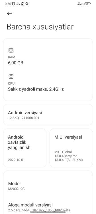 Xiomi 10 Lite 5G  6/64 — 3