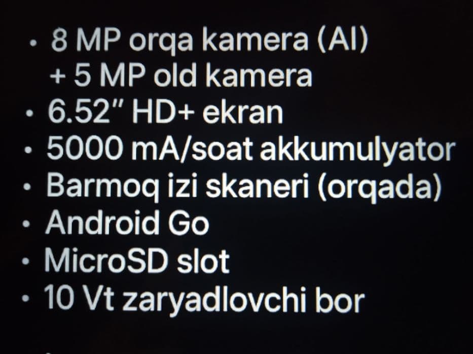Redmi a1+  karobkasi bor — 2