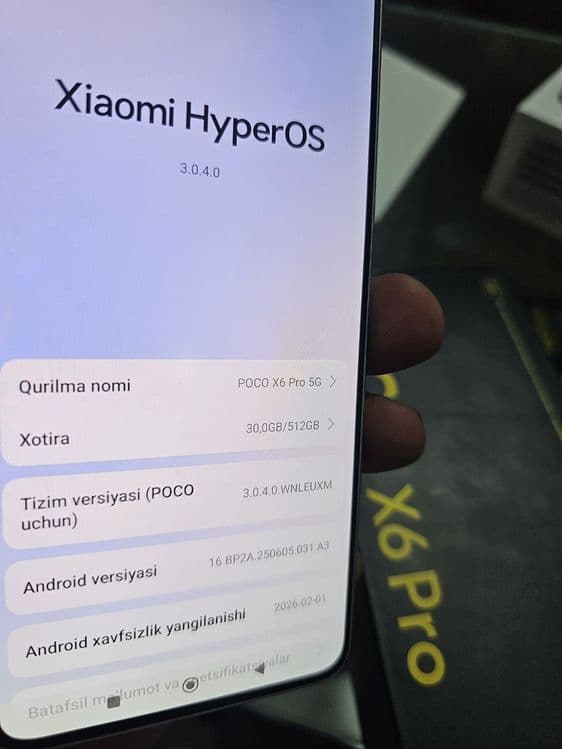 Poco x 6 pro. 512gb — 1