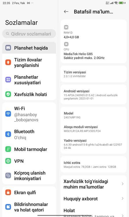 Redmi Pad Se 8.7 4+4/128GB — 3