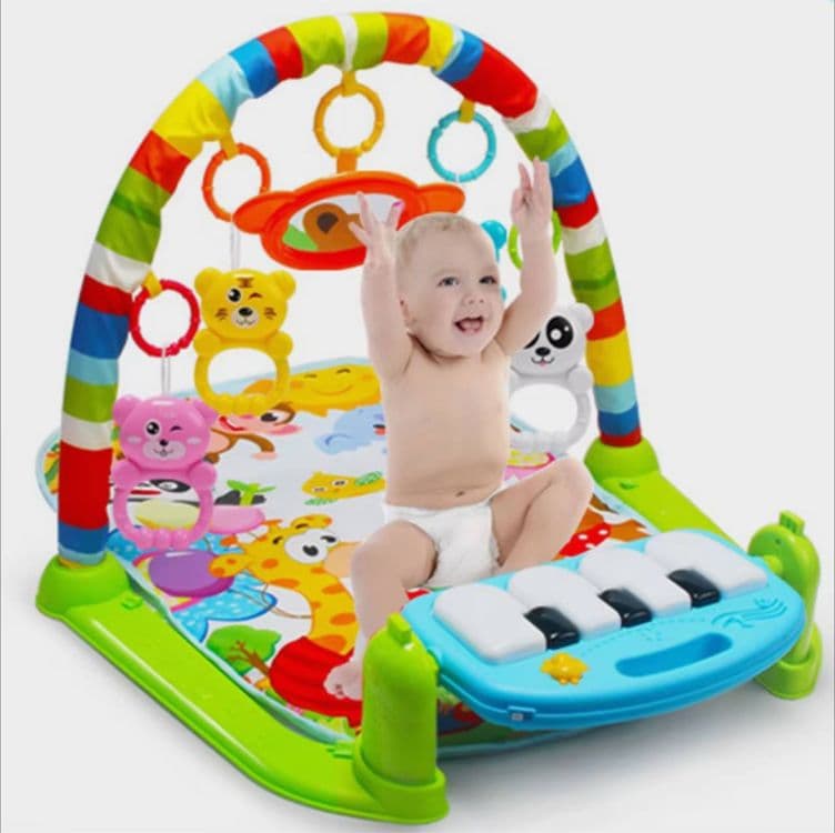 фортепиано, мягкий игровой коврик для новорожденных — 3