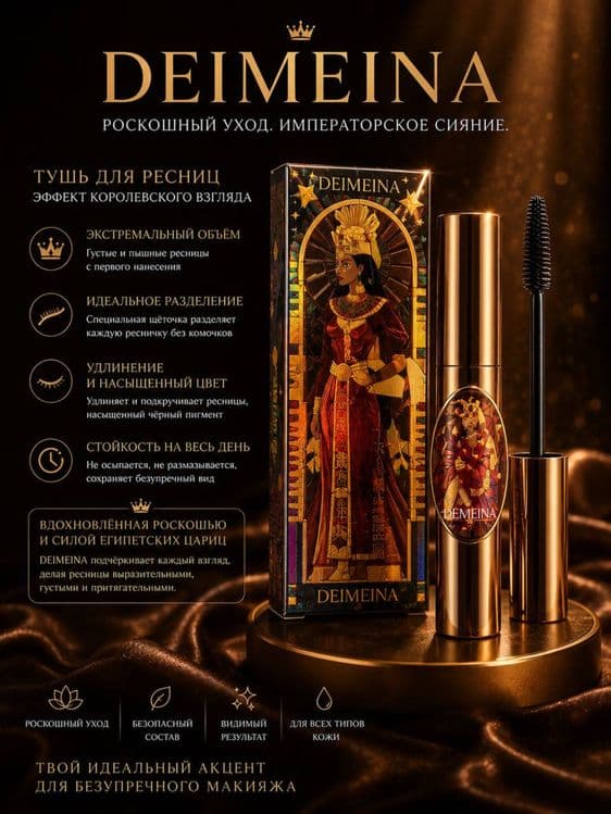 Тушь черная, для глаз