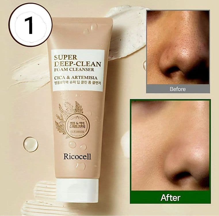 Super  deep clean foam  cleanser cica  & artemisia ricocell — 1