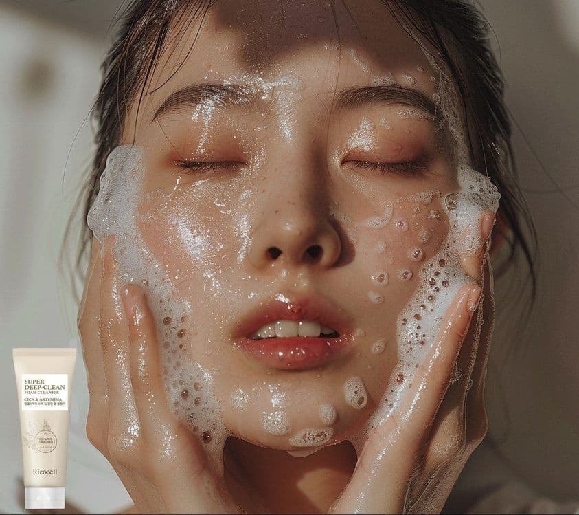 Super  deep clean foam  cleanser cica  & artemisia ricocell — 2