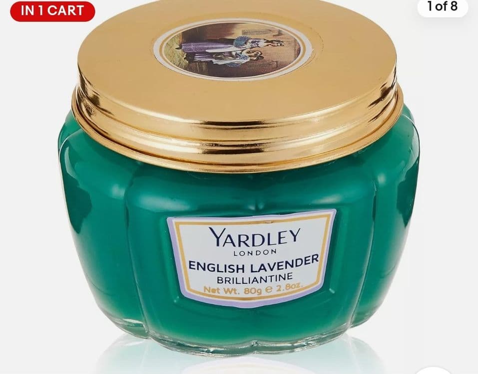 Крем для блестящих волос Yardley London English Lavender Brilliantine — 1