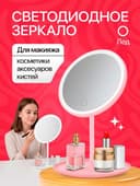 Стильное LED зеркало для макияжа с подсветкой, помощник для ухода