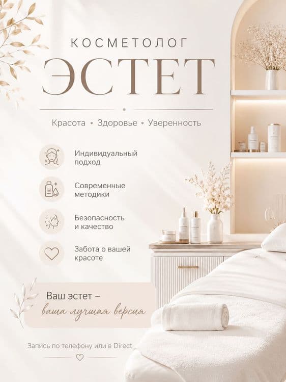 Косметолог Чистка и уход за лицом — 4