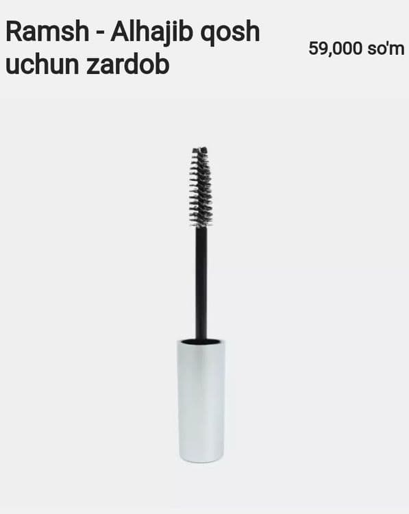 Alhajib qosh uchun zardob — 2
