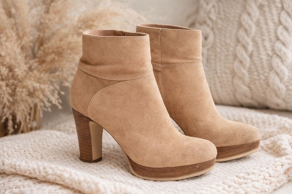 Nine west ботинок замша натур  + кеды подарок — 2