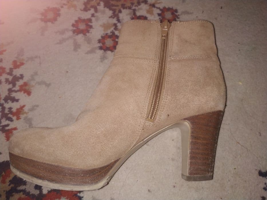 Nine west ботинок замша натур  + кеды подарок — 4