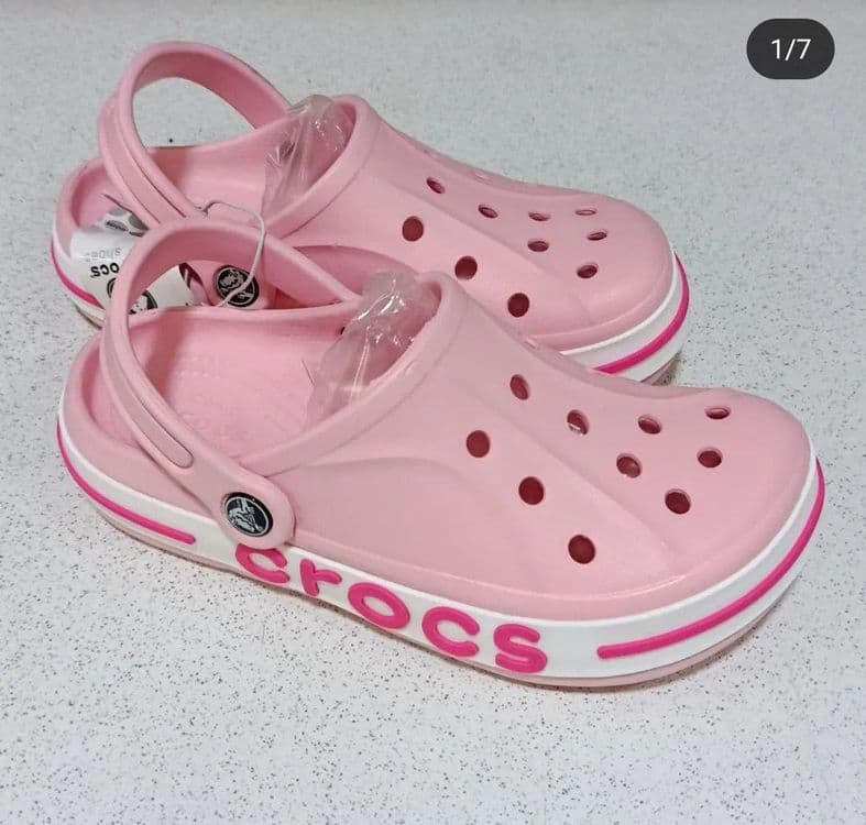 Crocs bayaband clog white кроксы сабо унисекс белые — 1