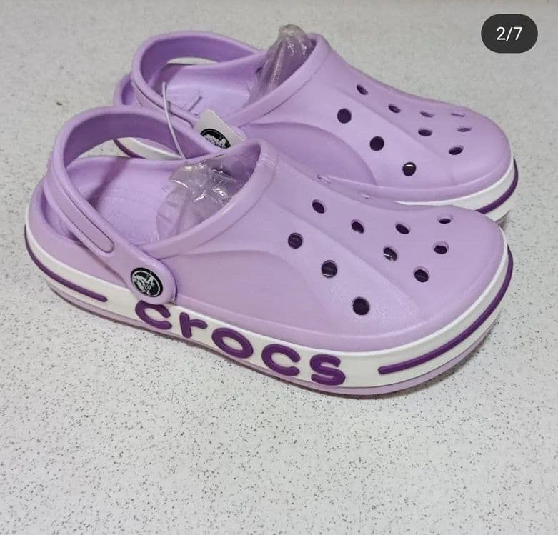 Crocs bayaband clog white кроксы сабо унисекс белые — 2