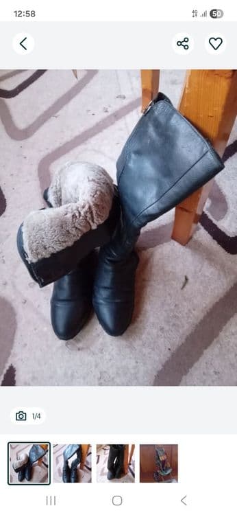 Сапоги из чистой кожы — 1