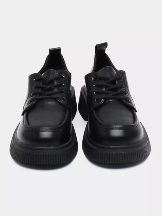Loafer poyafzallari, yuqori massiv platformali taglikda, ayollar poyab — 2