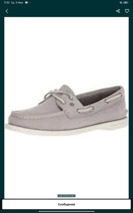 Sperry из США натур кожа 34 - 35 юнисекс — 6
