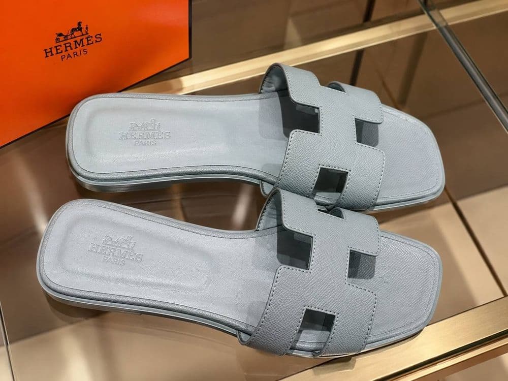 Женская тапочка Hermes — 3