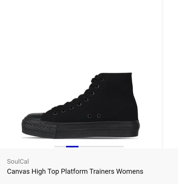 Женские кеды Soul Cal Canvas High Top Platform Trainers — 2