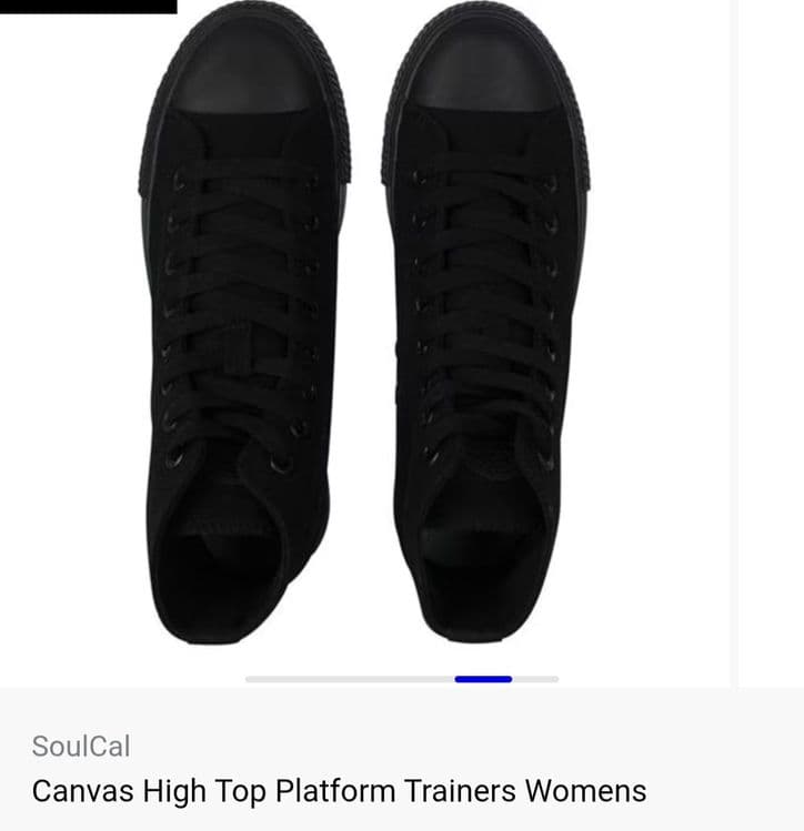 Женские кеды Soul Cal Canvas High Top Platform Trainers — 4