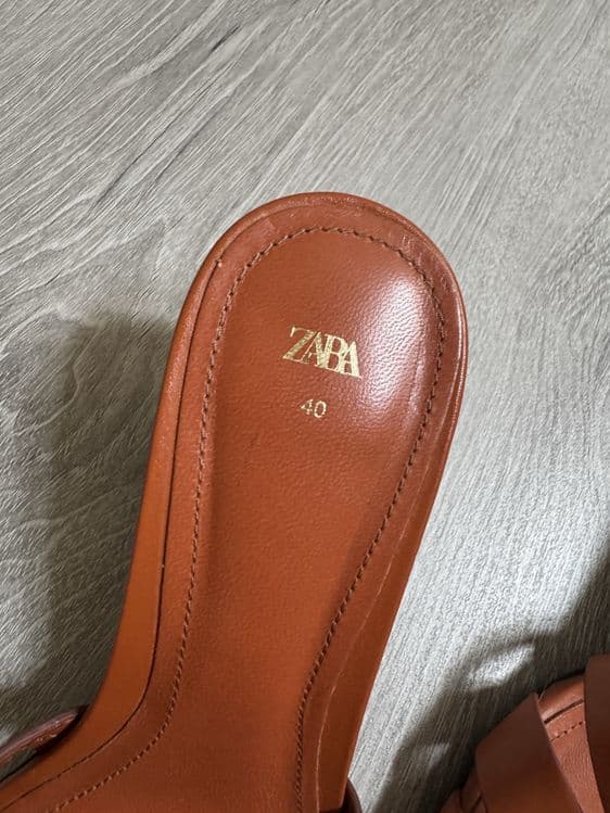 ZARA мюли кожаные — 5